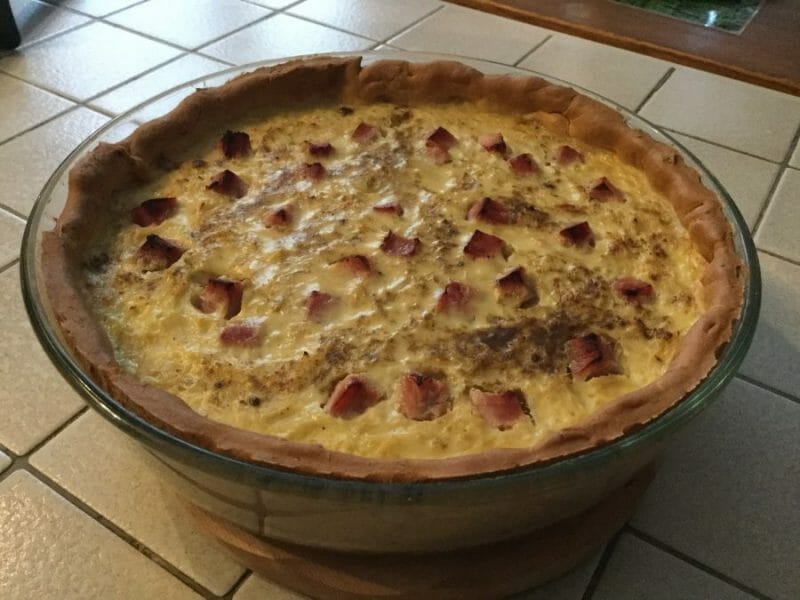 Cliquez pour zoomer ! Zwiebelkuchen – gâteau aux oignons Thermomix par chocolatitine