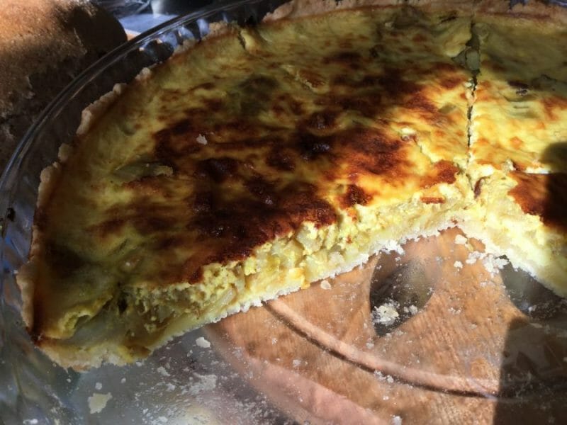 Cliquez pour zoomer ! Tarte fondante aux endives et au curry Thermomix par chocolatitine