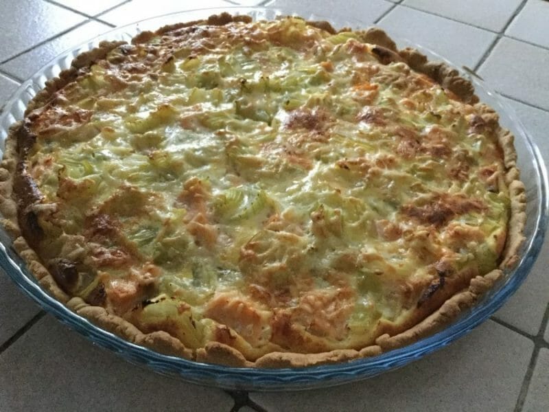 Cliquez pour zoomer ! Tarte au fenouil et saumon Thermomix par chocolatitine