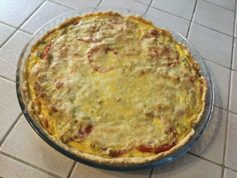 Cliquez pour zoomer ! Quiche provençale Thermomix par chocolatitine