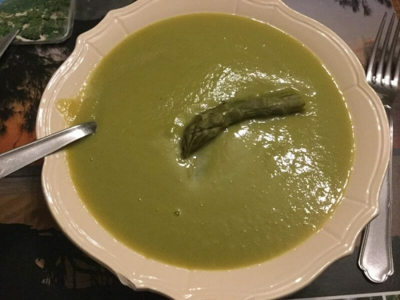 Cliquez pour zoomer ! Velouté d’asperges vertes Thermomix par chocolatitine