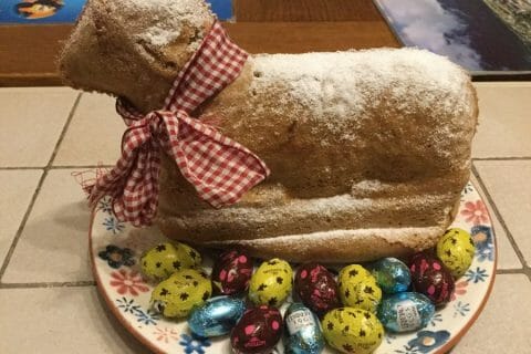 Cliquez pour zoomer ! Lamala (agneau de Pâques) Thermomix par chocolatitine