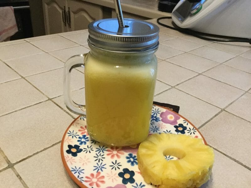 Cliquez pour zoomer ! Smoothie ananas banane Thermomix par chocolatitine