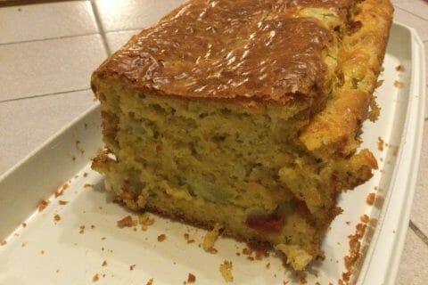 Cliquez pour zoomer ! Cake aux artichauts et tomates confites au Thermomix