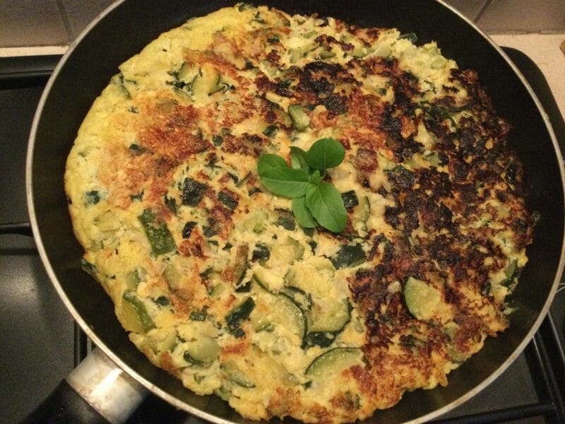 Cliquez pour zoomer ! Tortilla de courgettes Thermomix par chocolatitine