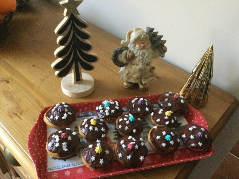Cliquez pour zoomer ! Petits pains d’épices de Noël au chocolat Thermomix par chocolatitine