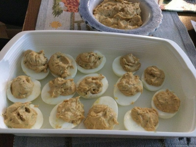 Cliquez pour zoomer ! Oeufs mimosa Thermomix par chocolatitine