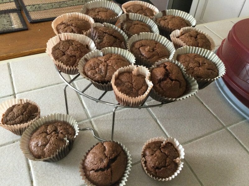 Cliquez pour zoomer ! Browfins choco banane et pécan Thermomix par chocolatitine