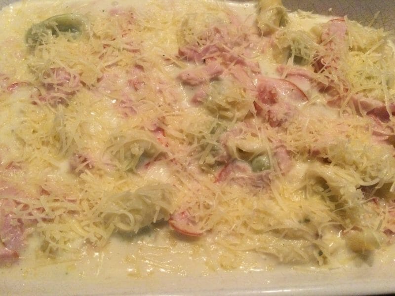 Cliquez pour zoomer ! Tortellini sauce crémeuse au jambon Thermomix par chocolatitine