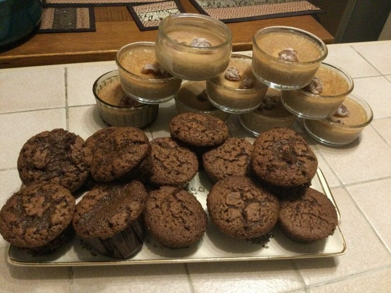 Cliquez pour zoomer ! Muffins crème de marrons Thermomix par chocolatitine