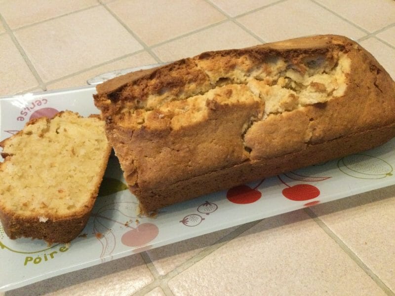 Cliquez pour zoomer ! Cake à l’ananas et au rhum Thermomix par chocolatitine