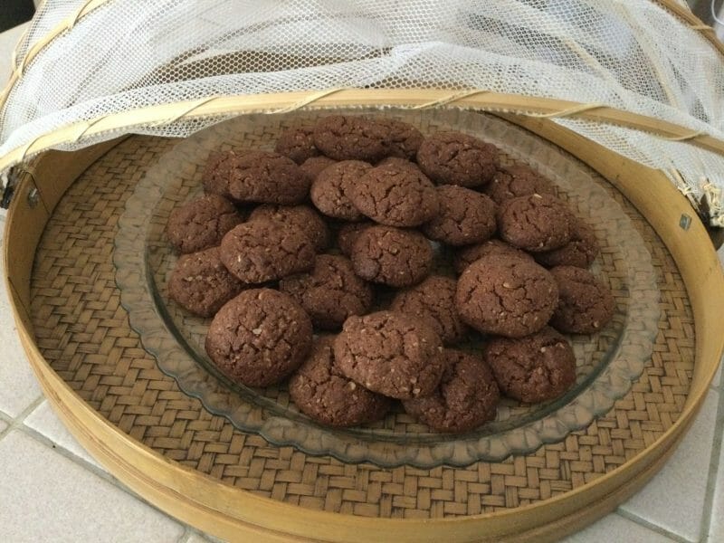 Cliquez pour zoomer ! Cookies avoine et chocolat Thermomix par chocolatitine