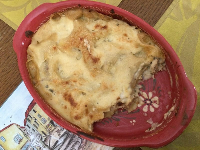 Cliquez pour zoomer ! Lasagnes au poulet et tomates séchées Thermomix par chocolatitine
