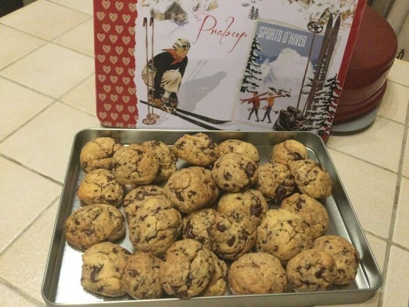 Cliquez pour zoomer ! Cookies beurre de cacahuète et pépites de chocolat Thermomix par chocolatitine