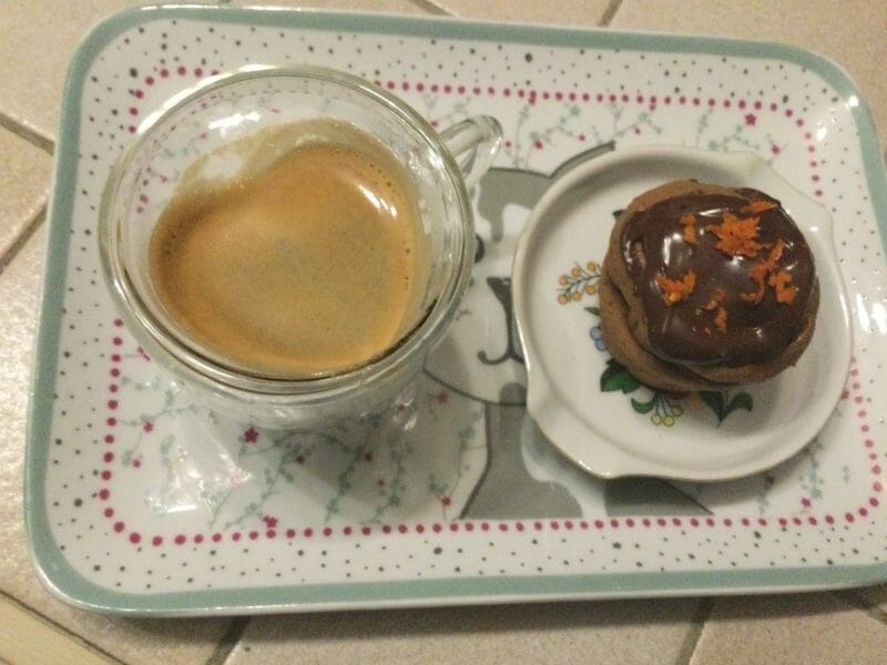 Cliquez pour zoomer ! Muffins façon Sacher Thermomix par chocolatitine