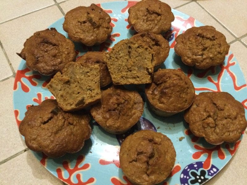 Cliquez pour zoomer ! Muffins au potiron et aux pommes Thermomix par chocolatitine