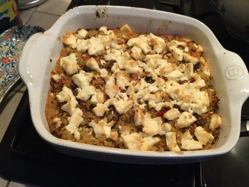 Cliquez pour zoomer ! Gratin de boulgour à l’orientale Thermomix par chocolatitine