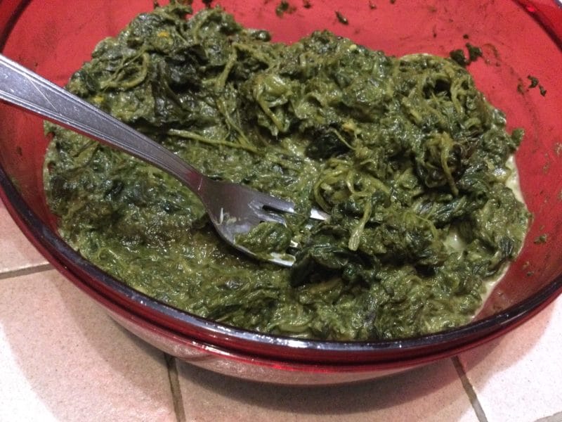 Cliquez pour zoomer ! Épinards au curry et à la crème de coco Thermomix par chocolatitine