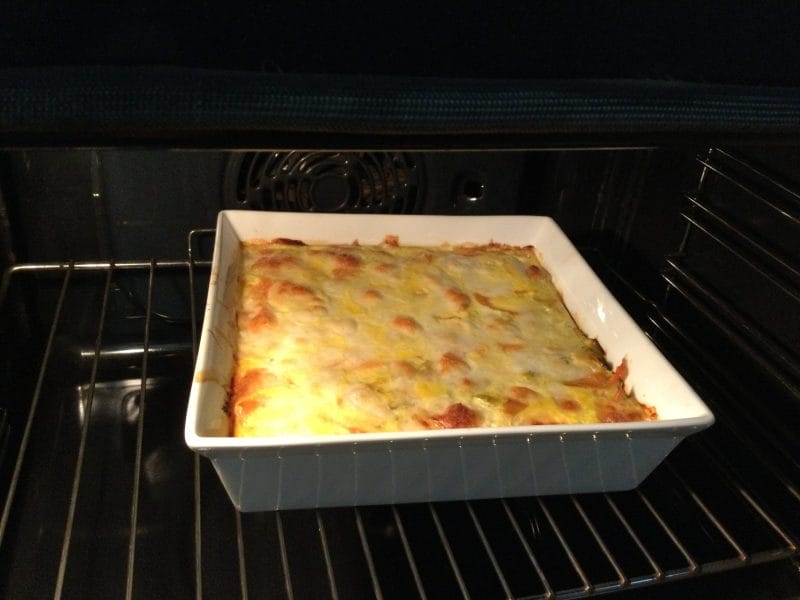 Cliquez pour zoomer ! Flan poireaux, saumon fumé et mozzarella Thermomix par chocolatitine