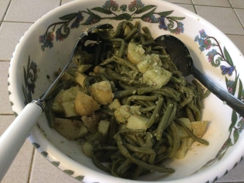 Cliquez pour zoomer ! Pommes de terre et haricots verts à l’ail et au persil Thermomix par chocolatitine