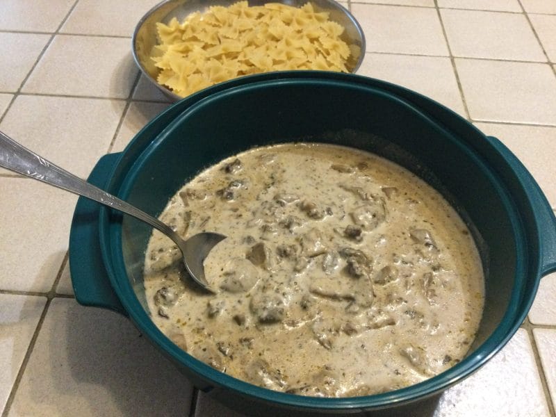 Cliquez pour zoomer ! Champignons à la crème Thermomix par chocolatitine