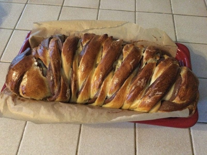 Cliquez pour zoomer ! Brioche marbrée Thermomix par chocolatitine