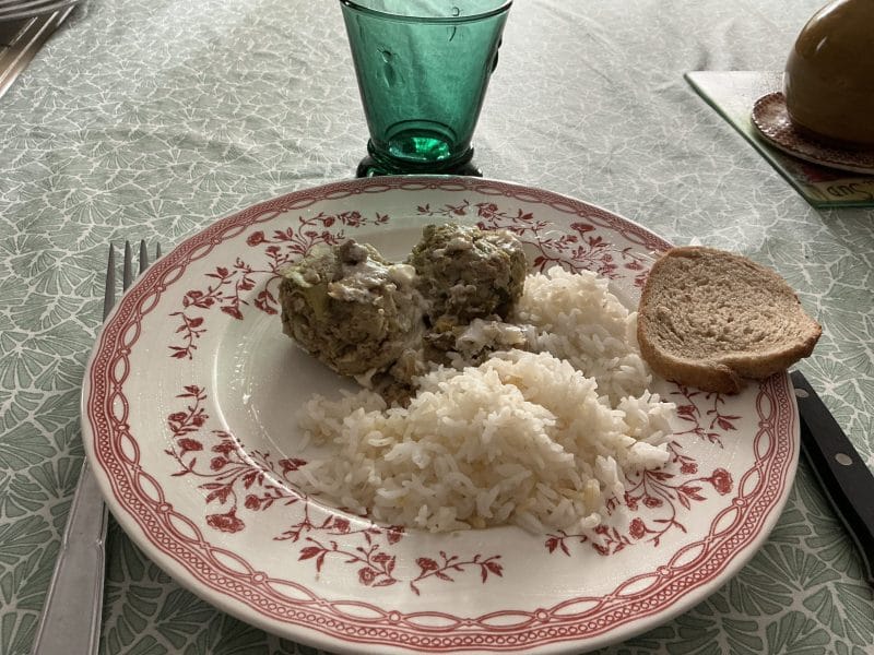 Cliquez pour zoomer ! Boulettes de poireau et boeuf citronné Thermomix par chocolatitine