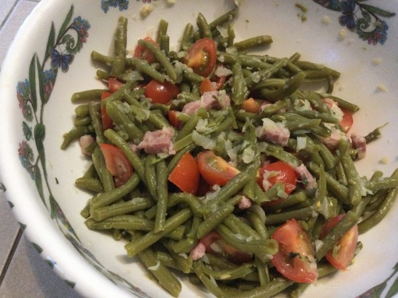 Cliquez pour zoomer ! Salade de haricots verts et tomates cerises Thermomix par chocolatitine