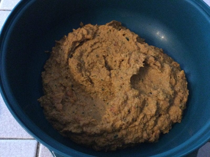 Cliquez pour zoomer ! Pesto d’aubergines et tomates Thermomix par chocolatitine