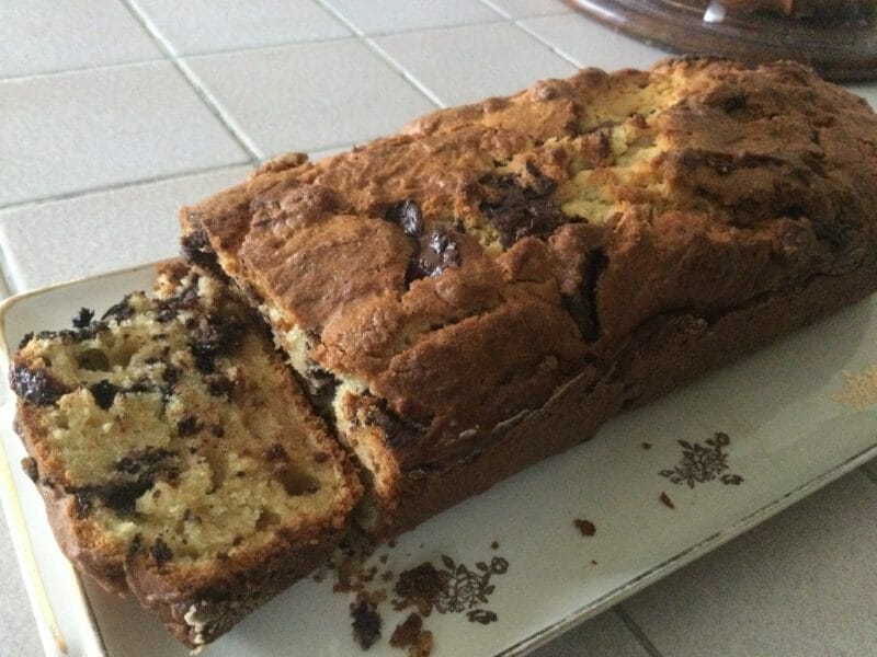 Cliquez pour zoomer ! Cake à la ricotta et aux pépites de chocolat Thermomix par chocolatitine