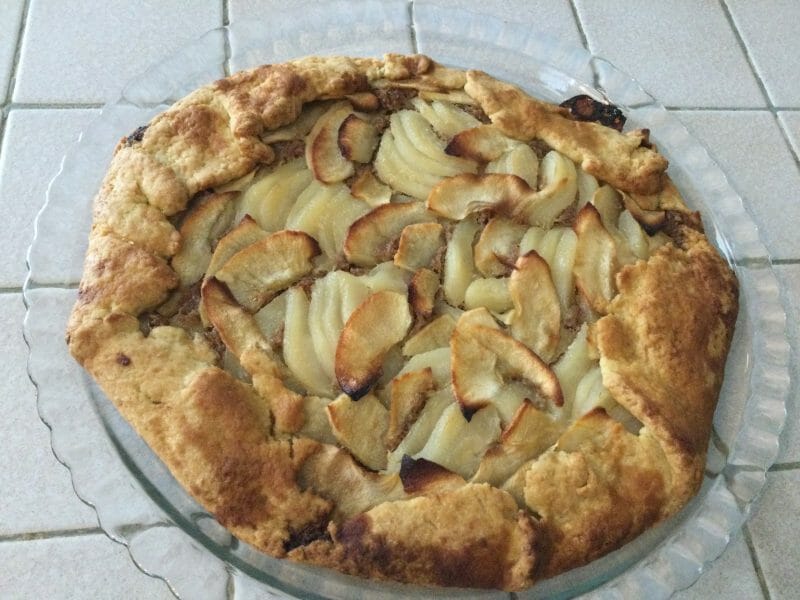 Cliquez pour zoomer ! Tarte rustique poire pécan Thermomix par chocolatitine