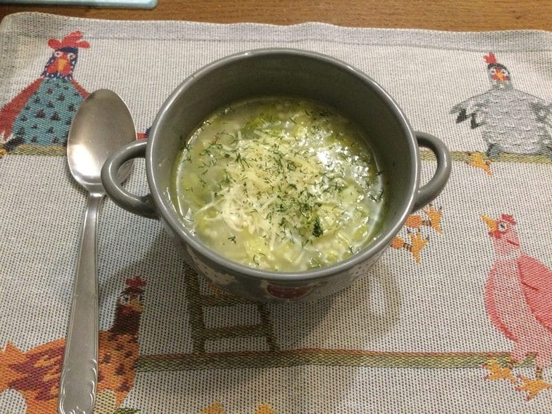 Cliquez pour zoomer ! Soupe de poireaux à la ciboulette Thermomix par chocolatitine