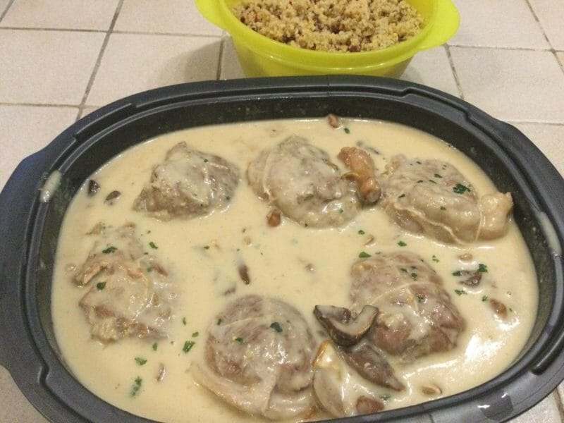 Cliquez pour zoomer ! Paupiettes de veau aux champignons Thermomix par chocolatitine