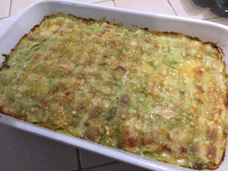 Cliquez pour zoomer ! Gratin de ravioles aux poireaux Thermomix par chocolatitine