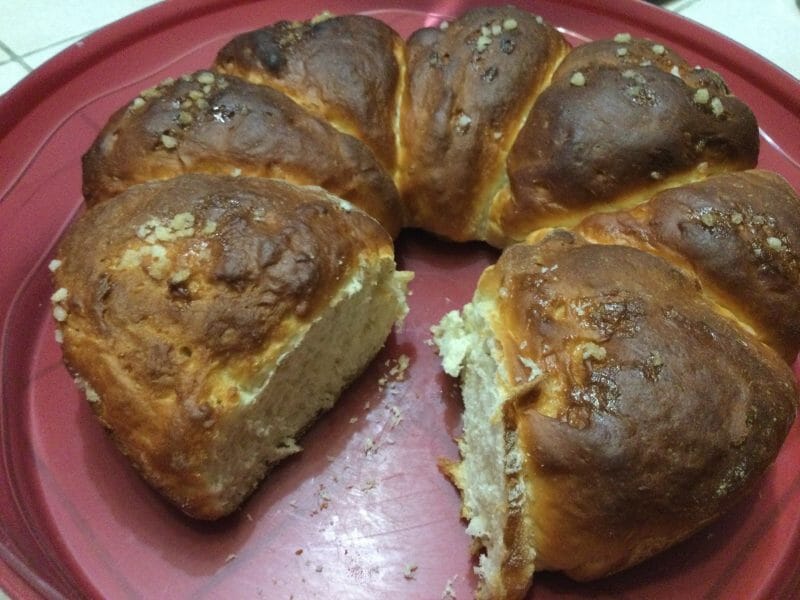 Cliquez pour zoomer ! Brioche au yaourt et à la vanille Thermomix par chocolatitine