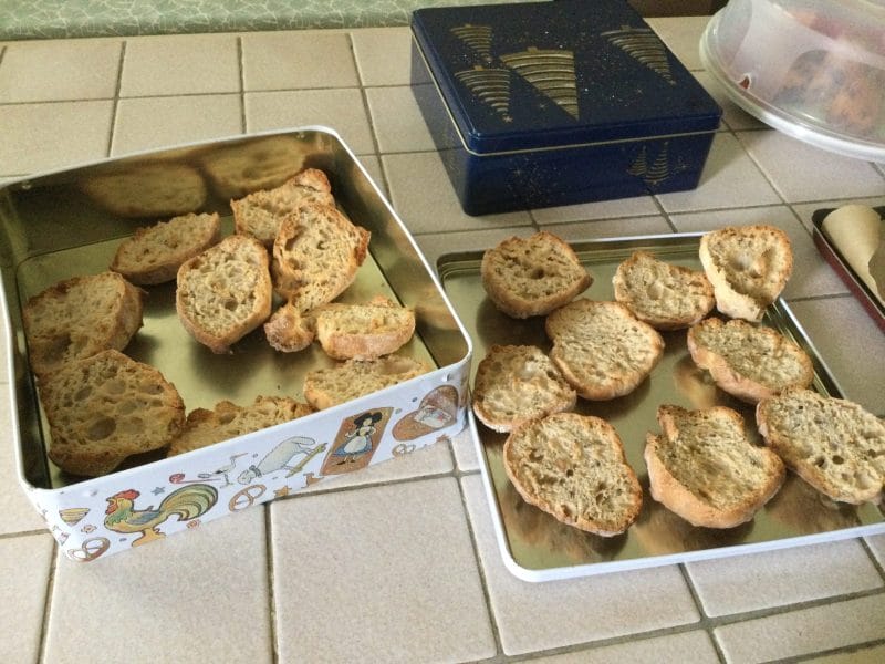 Petits pains grillés Thermomix par chocolatitine
