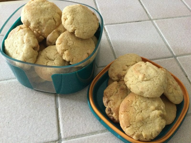 Cliquez pour zoomer ! Cookies aux pépites de chocolat blanc Thermomix par chocolatitine
