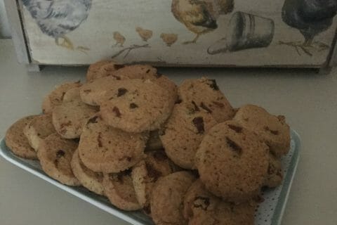 Cliquez pour zoomer ! Cookies romarin et abricots Thermomix par chocolatitine