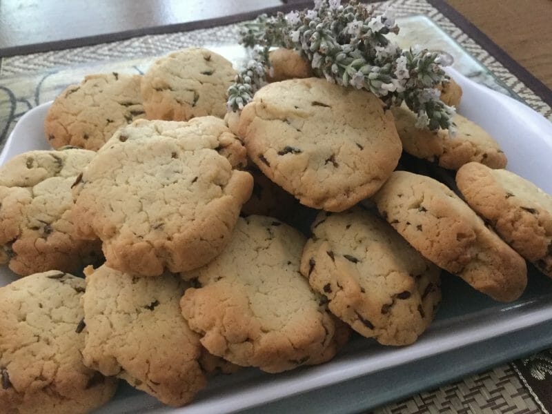 Cliquez pour zoomer ! Cookies à la lavande Thermomix par chocolatitine