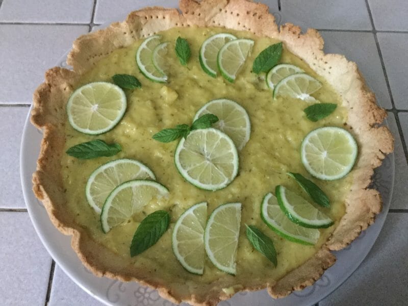 Cliquez pour zoomer ! Tarte mojito Thermomix par chocolatitine