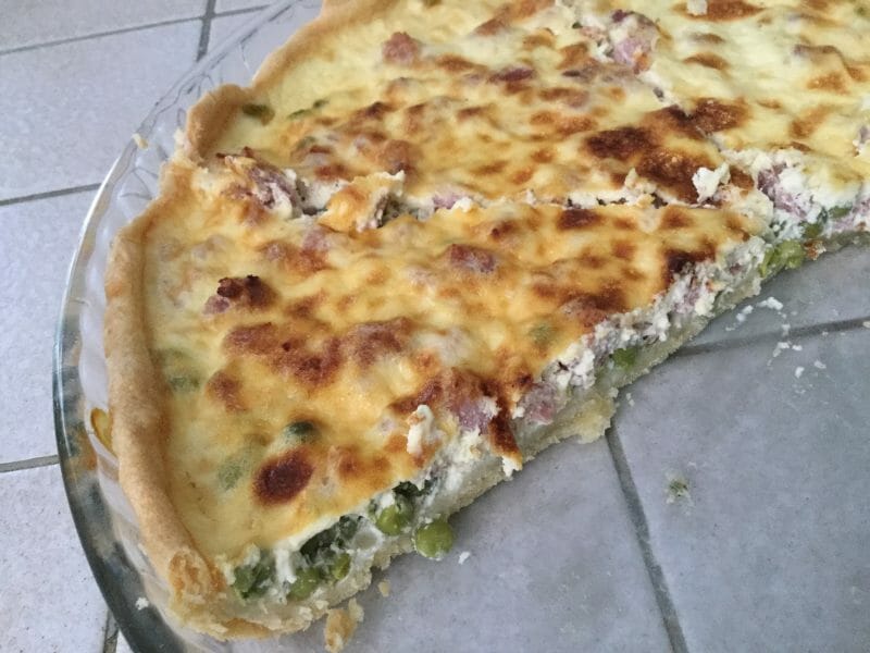 Cliquez pour zoomer ! Quiches petits pois et lardons Thermomix par chocolatitine