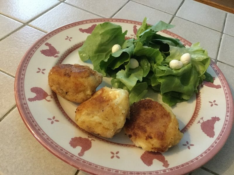Cliquez pour zoomer ! Croquettes de pommes de terre à la mozzarella Thermomix par chocolatitine