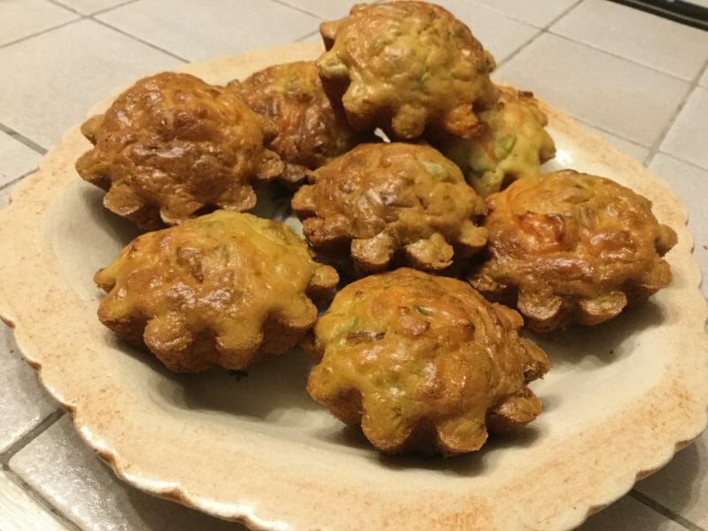 Cliquez pour zoomer ! Muffins courgettes et saumon Thermomix par chocolatitine