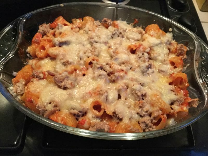 Cliquez pour zoomer ! Macaronis au thon Thermomix par chocolatitine