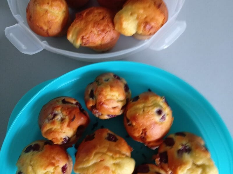 Cliquez pour zoomer ! Muffins aux cerises Thermomix par Nature