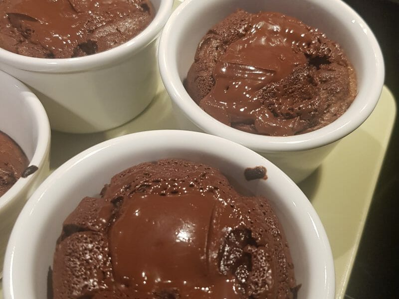Cliquez pour zoomer ! Ramequins fondants au chocolat Thermomix par goumie