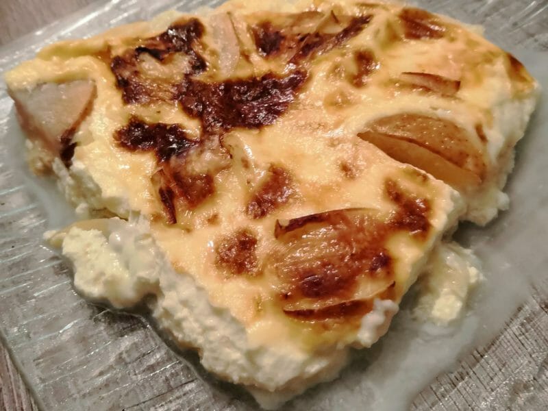 Cliquez pour zoomer ! Tarte reblochon à la poire Thermomix par jowstine