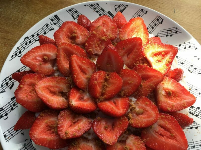 Cliquez pour zoomer ! Tarte aux fraises sans cuisson Thermomix par fannyjg78