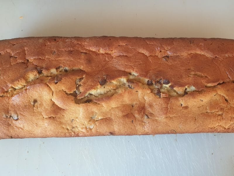 Cliquez pour zoomer ! Cake banane et pépites de chocolat Thermomix par bdenice