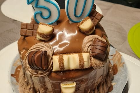 Cliquez pour zoomer ! Layer cake Kinder Bueno Thermomix par bdenice